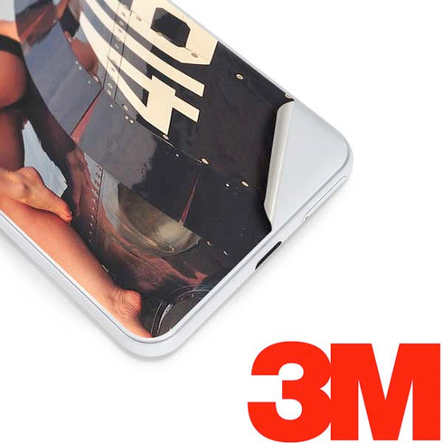 1940s Navy Pin-Up Girl On Corsair Fighter Plane Google Pixel 3 Skin